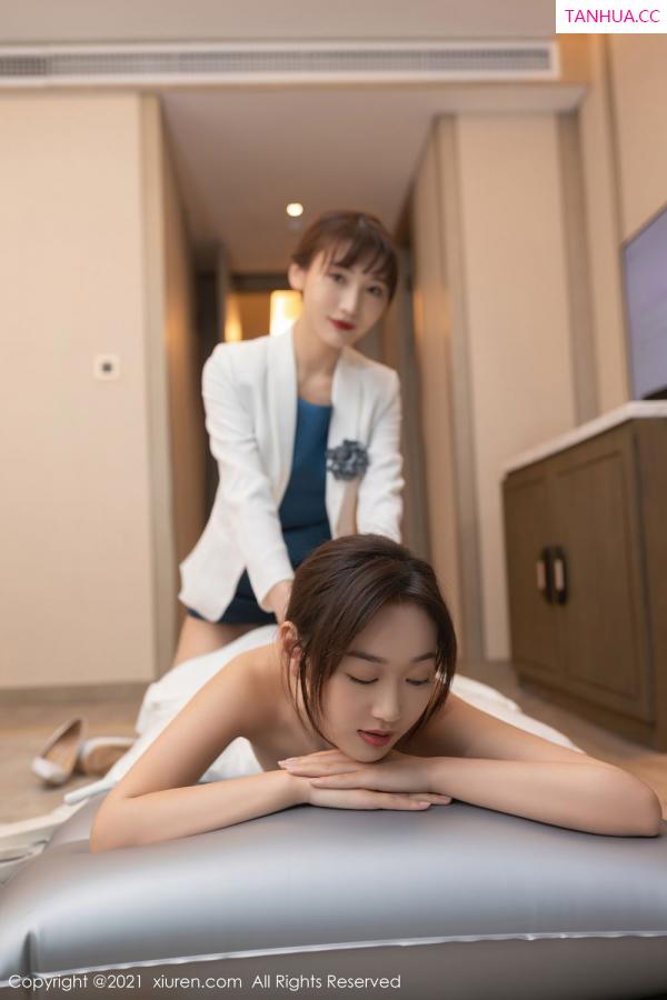 陆萱萱  [XiuRen]高清写真图 2021.06.09 VOL.3527 唐安琪&陆萱萱第28张图片
